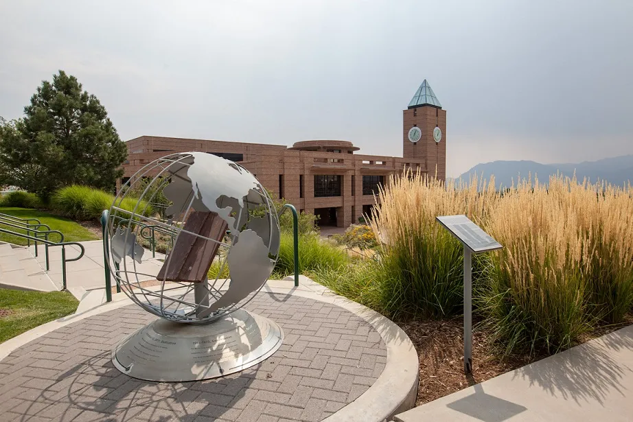 The 9/11 memorial on UCCS.